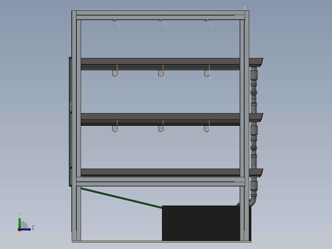A3004256-无土栽培系统左视图