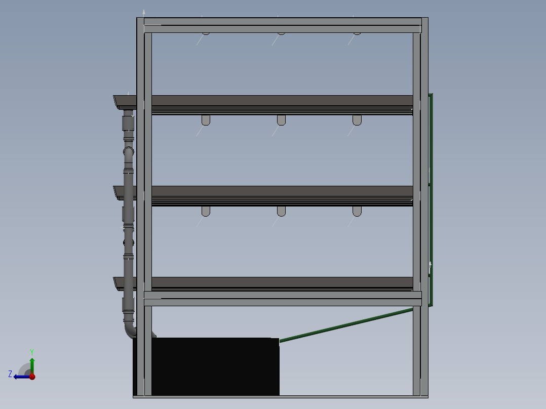 A3004256-无土栽培系统右视图