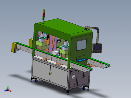 自动对接上下料双工位检测设备