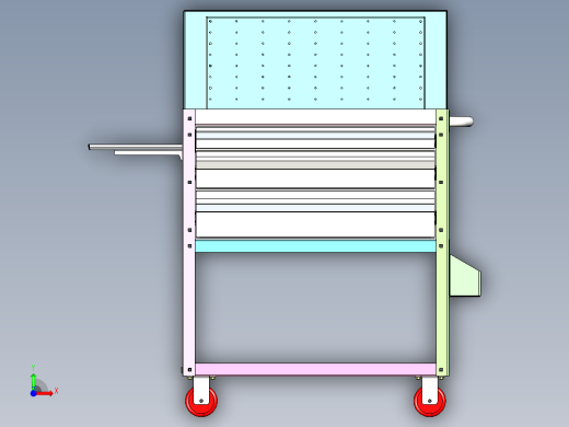 工具推车前视缩略图