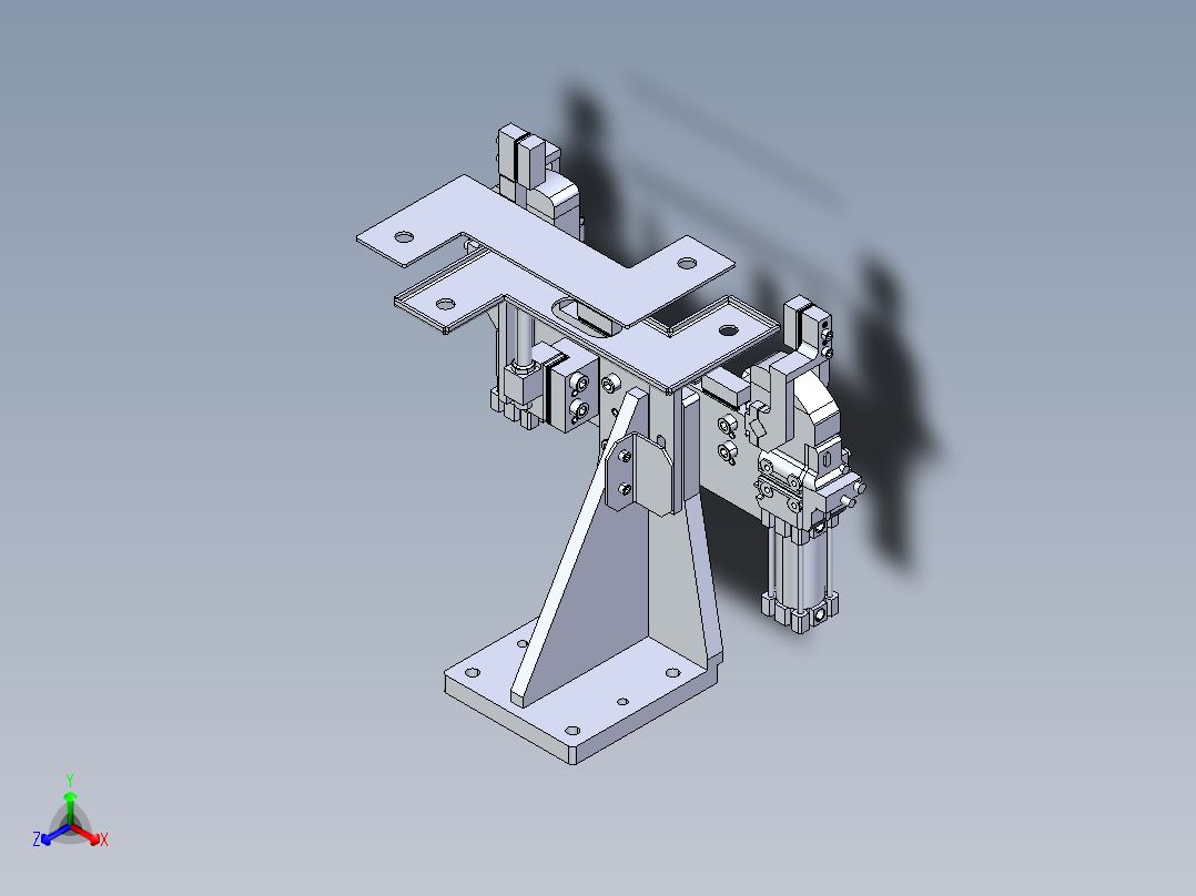 A0003094-NAAMS 焊接夹具正等轴测图