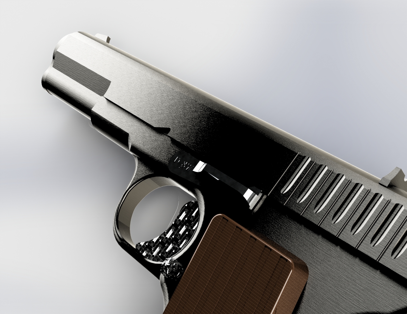 手枪左轮冲锋枪老式狙击步枪设计3D图纸gun_tt-33 SW IGS
