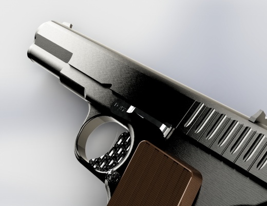 手枪左轮冲锋枪老式狙击步枪设计3D图纸gun_tt-33 SW IGS缩略图