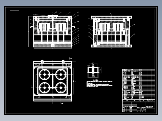 塑料端盖注塑模具设计-注射模73组115尺寸含CAD图