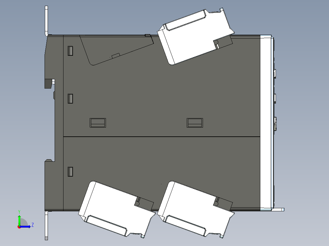 多功能继电器ERWT-MF1品牌WEG左视图