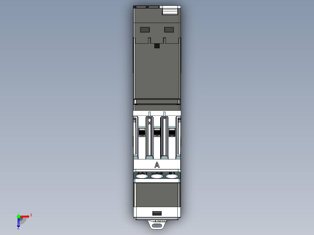多功能继电器ERWT-MF1品牌WEG俯视图