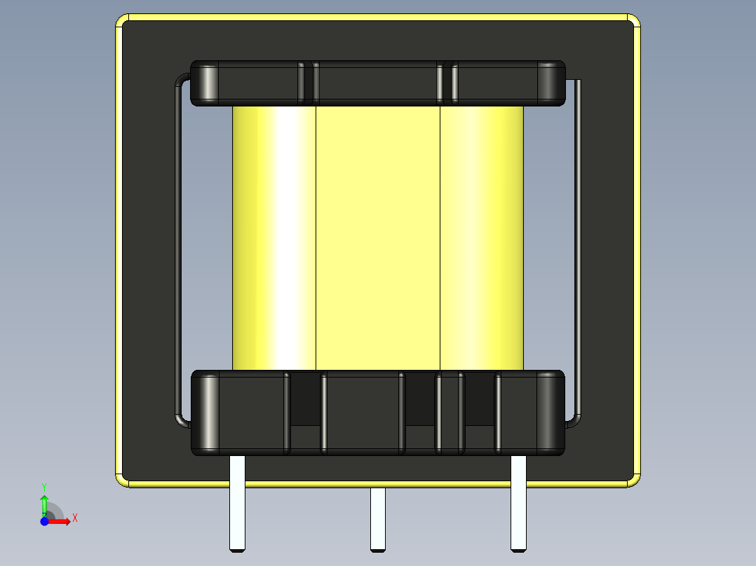 脉冲变压器前视图