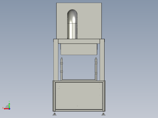 烤纸流水线的烘道装置后视缩略图