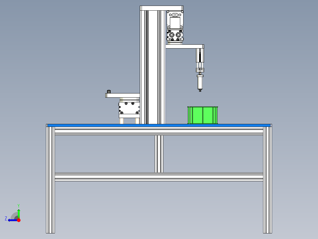 宝石贴片机右视图
