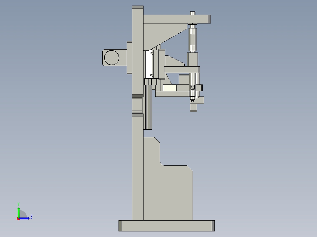 压铜套工装左视图