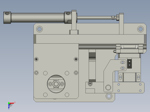 压铜套工装俯视缩略图