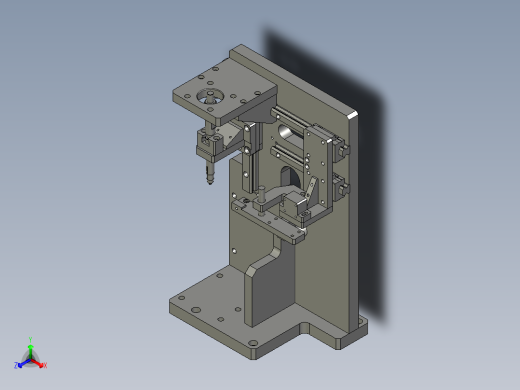 压铜套工装正等轴测缩略图