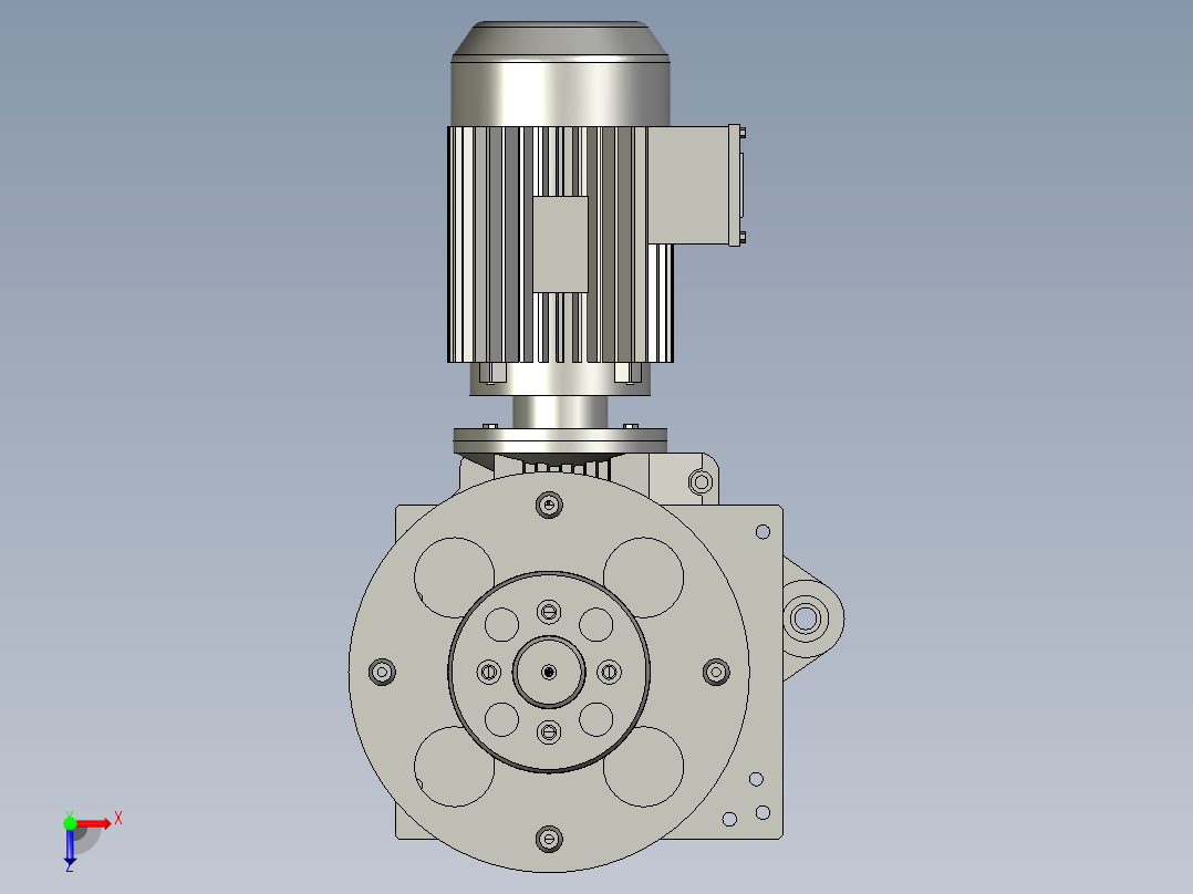 卷带驱动部分俯视图