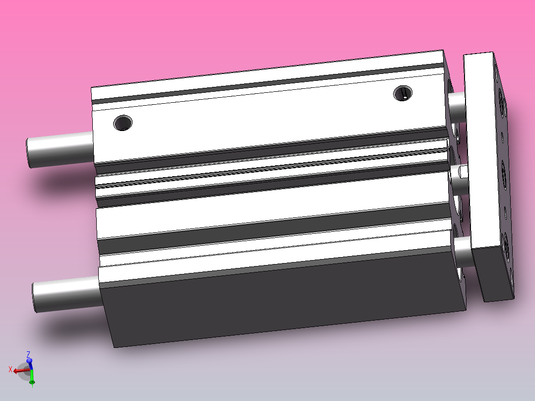 气缸TCL16x60S主视图