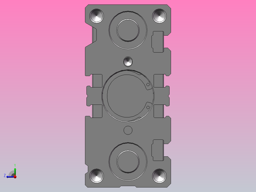 气缸TCL16x60S右视图