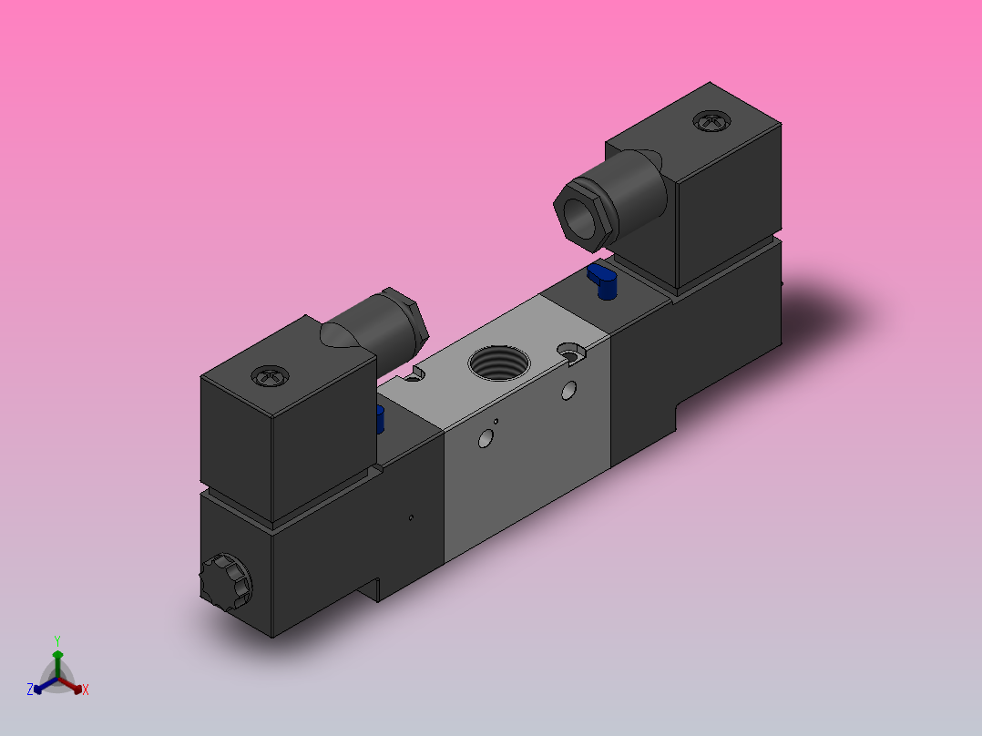 3V220-08电磁阀[3V220-08]主视图