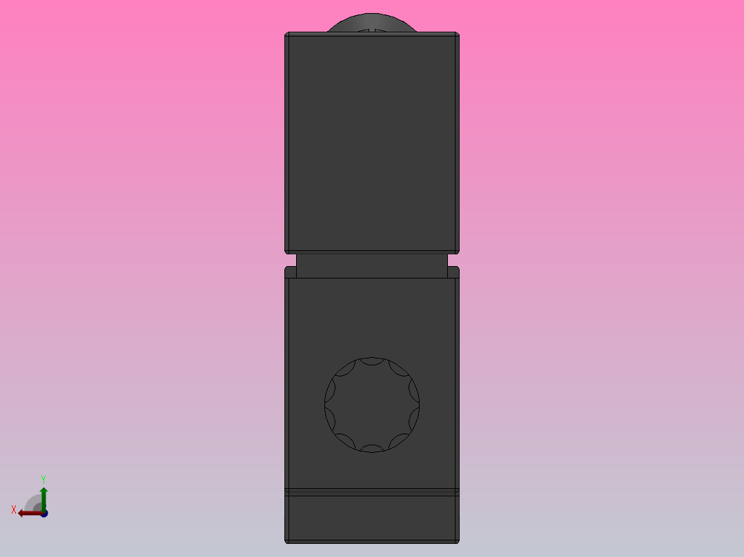 3V220-08电磁阀[3V220-08]后视图