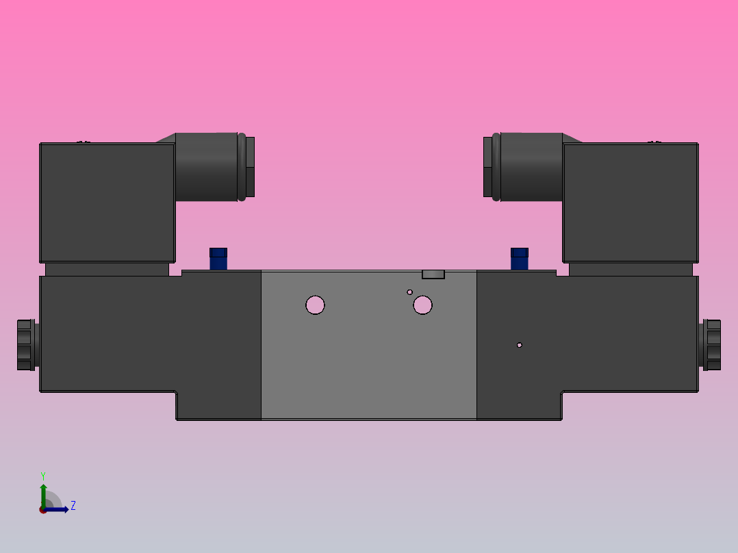 3V220-08电磁阀[3V220-08]左视图