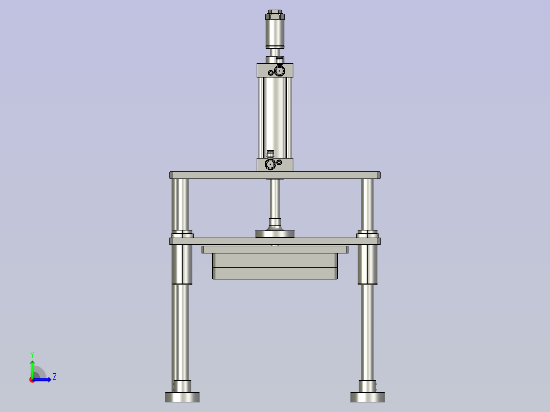 烘烤机构组合左视图