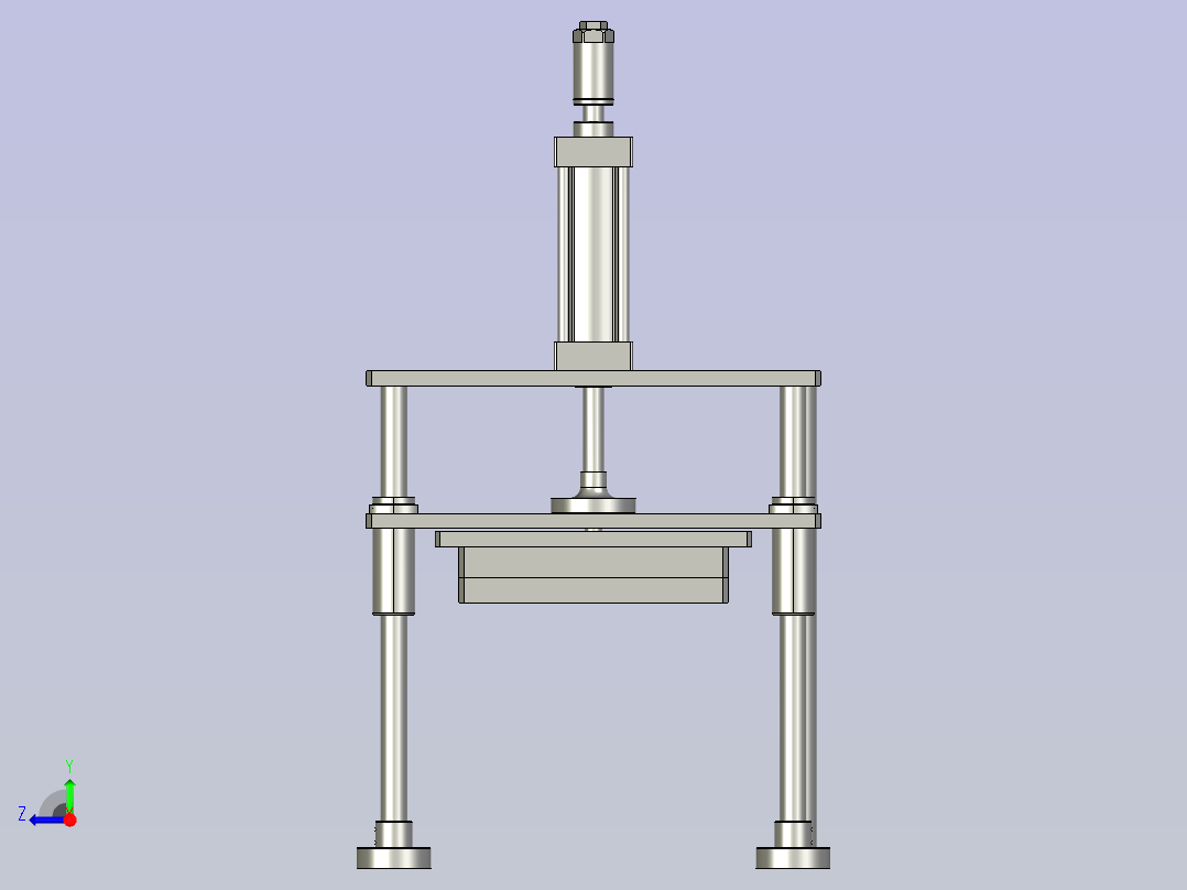 烘烤机构组合右视图
