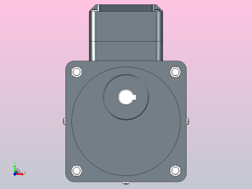 90AC(40W╱60W)微型交流（齿轴）组合型电机[90YF40WGV22H-90GF3HK]前视缩略图