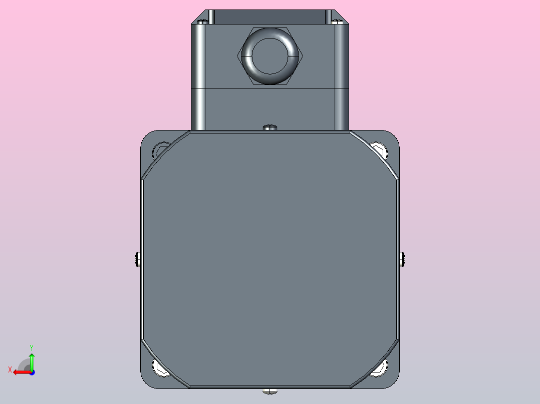 90AC(40W╱60W)微型交流（齿轴）组合型电机[90YF40WGV22H-90GF3HK]后视图