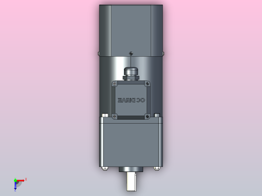 90AC(40W╱60W)微型交流（齿轴）组合型电机[90YF40WGV22H-90GF3HK]俯视缩略图