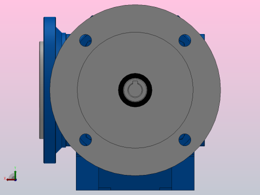SAF37ZP蜗轮蜗杆减速机SAF37-16.48-M1-A-Φ20-P71后视缩略图