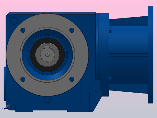 SAF37ZP蜗轮蜗杆减速机SAF37-16.48-M1-A-Φ20-P71右视缩略图