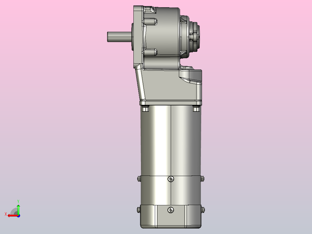 交流减速机5RK90GU-CMFT(5GU3RT-180RT)新后视图