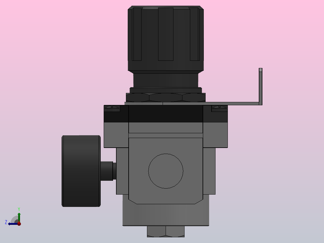 QAR2500～5000系列空气过滤组合[QAR5000-06]右视图