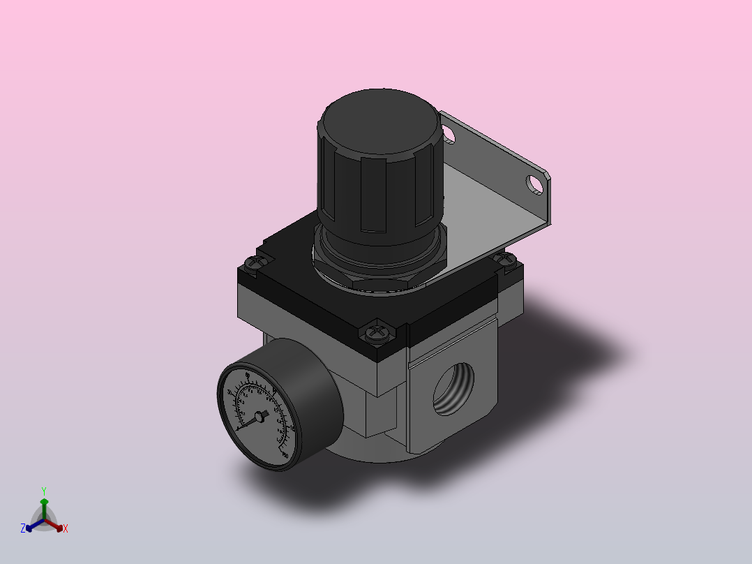 QAR2500～5000系列空气过滤组合[QAR5000-06]正等轴测图