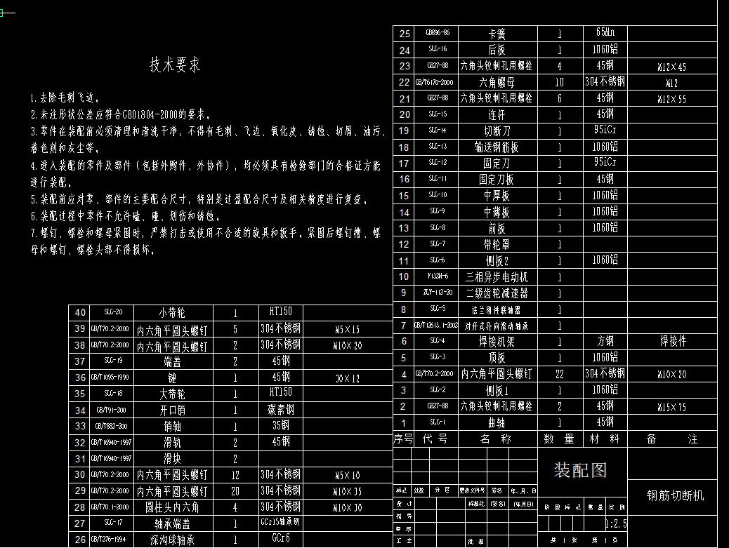 钢筋切断机