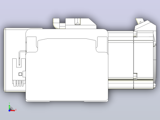 皮带直线轴半封闭可选导轨TPA-HNB-85D-90-L200-MR-Y-P20-N3前视缩略图