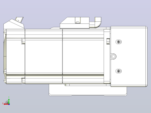 皮带直线轴半封闭可选导轨TPA-HNB-85D-90-L200-MR-Y-P20-N3后视缩略图