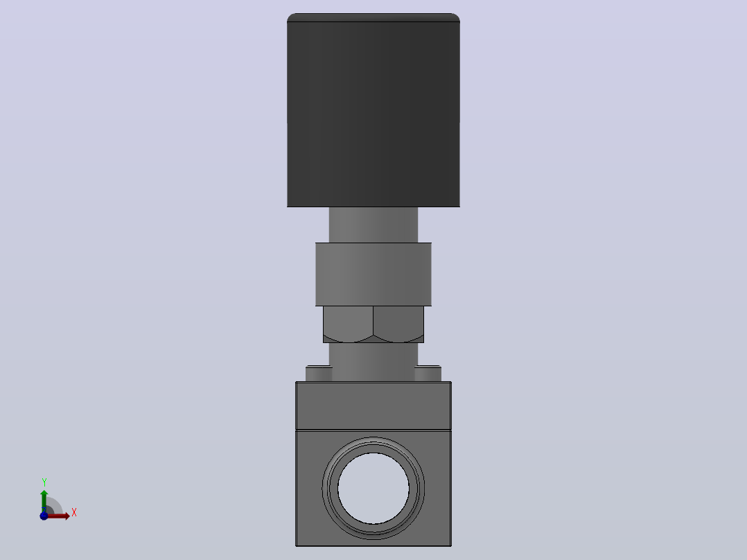 ZCG系列高压电磁阀[ZCG-16.0-32-F-B-K]通径32mm前视图