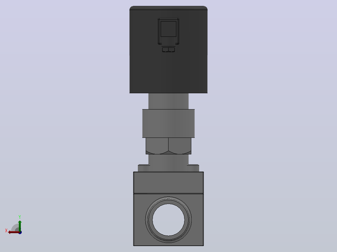 ZCG系列高压电磁阀[ZCG-16.0-32-F-B-K]通径32mm后视图