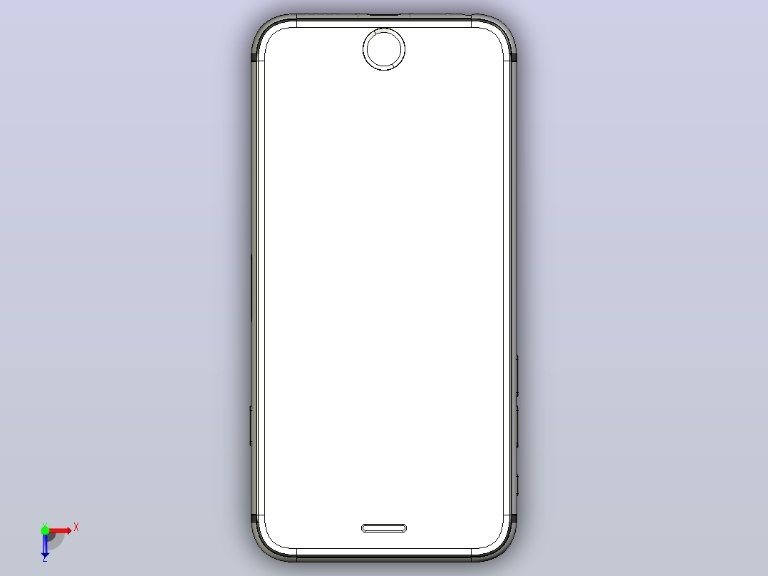 苹果iPhone 6俯视图