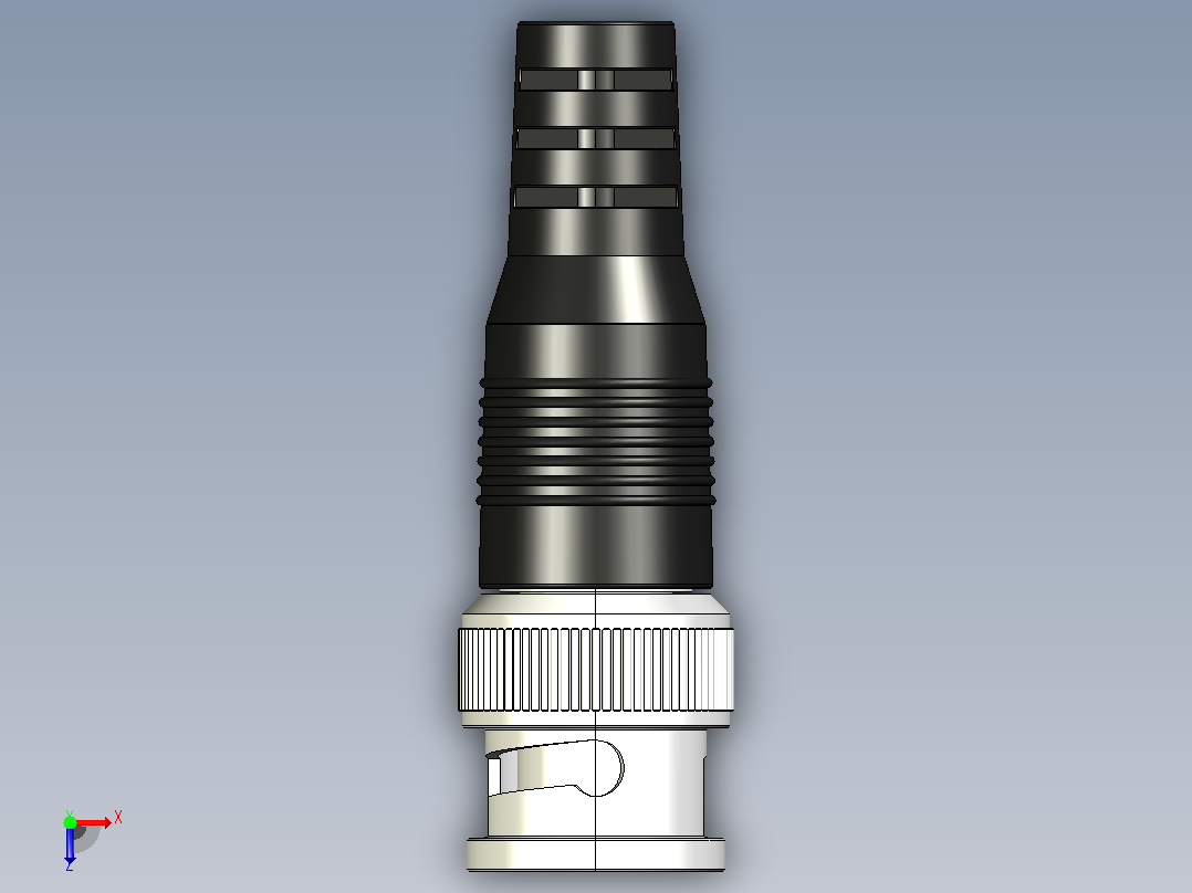 BNC连接器(阳)俯视图