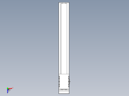 滚珠丝杠直线轴带导轨全封闭TPA-HCR-120D-1610C-L800-MP-C-P20-N3俯视缩略图