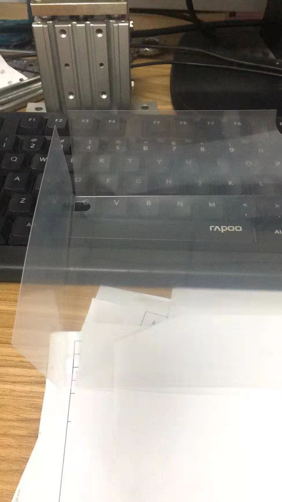 循环自动上料透明胶片折边机（sw19可编辑+工程图）