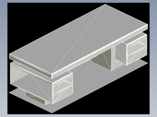 室内家具及植物的维模型十二-B034