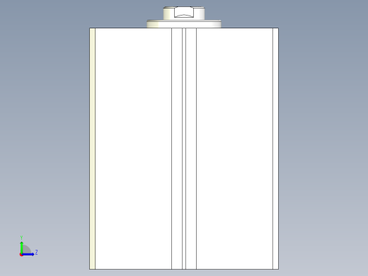 100X100薄型气缸左视缩略图