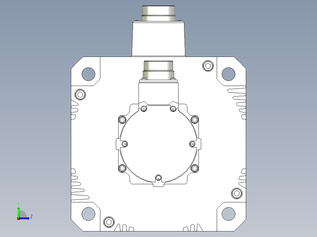 松下电机-MATSUSHITA_MHMF502L1D62JL10左视图