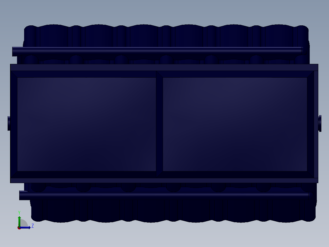 v12发动机模型左视图