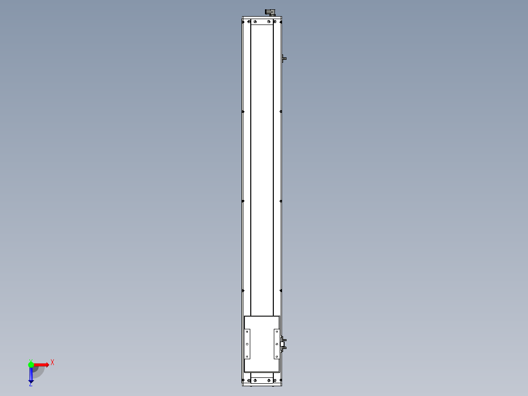 Toyo东佑达直线模组-ECH14-950-BM-400W俯视图