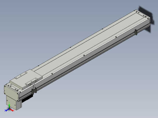 Toyo东佑达直线模组-ECH14-950-BM-400W正等轴测缩略图