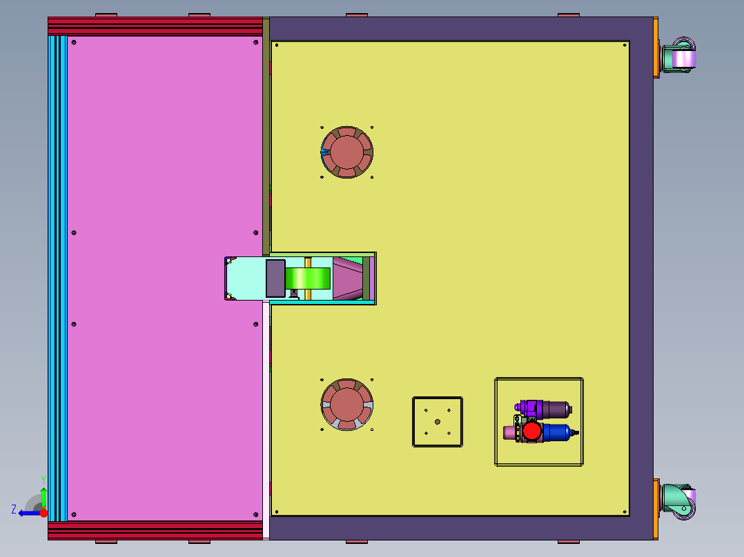 多尺寸螺柱平头螺栓自动称重打包设备右视图