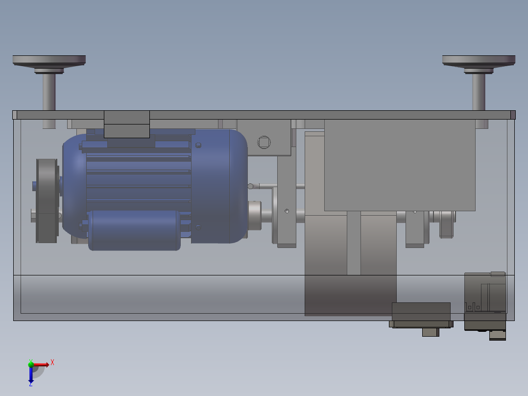 典型振动部件的振动参数测试和分析俯视图
