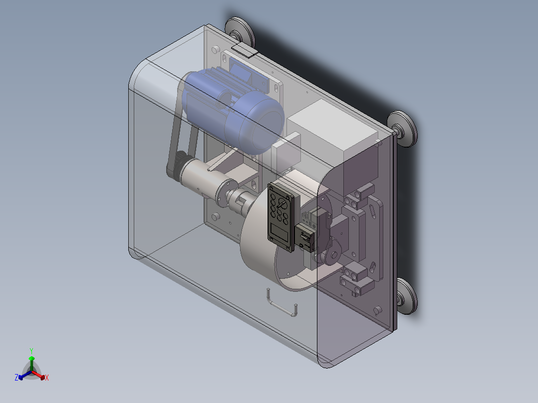 典型振动部件的振动参数测试和分析正等轴测图